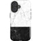Marble Split iPhone 16 Plus Impact Case